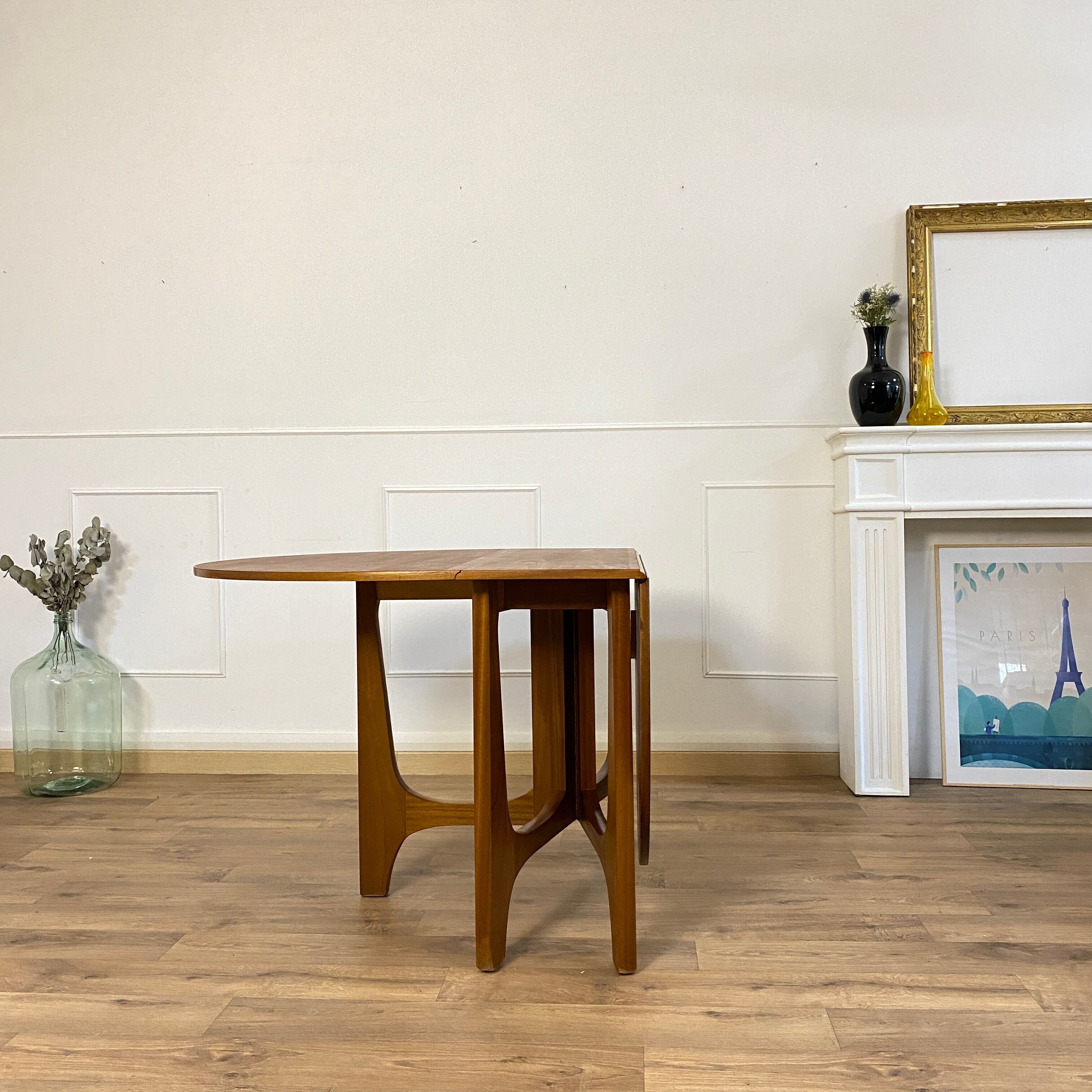 Folding vintage dining table