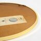 Beautiful, heavy Mid-Century Modern brass wall mirror by Lenz, 1964