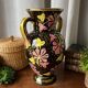 Black and gold amphora vase "Monaco"