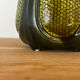 Pot ou cache pot Majolica Sarreguemines barbotine émaillée verte