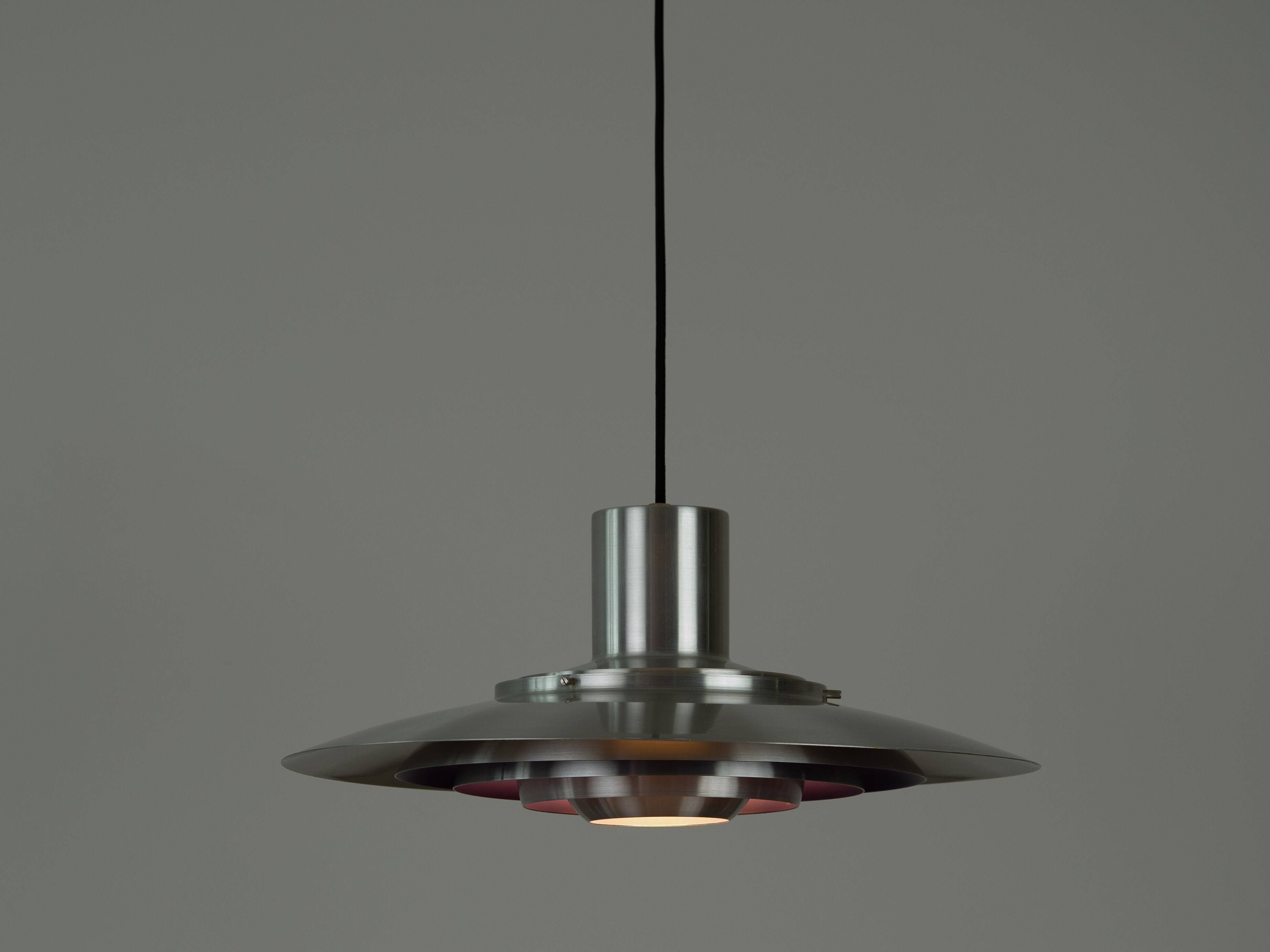 Vintage Danish pendant lamp P376 by Fabricius and Kastholm. Nordisk Solar,