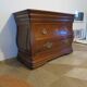 Rare - Pretty English chest of drawers - 3 drawers - solid wood "tomb" chest of drawers - Sourisseau cabinetmaker