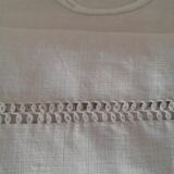 Old sheet .linen thread .large embroidery CD