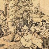 Antique French Jaquar Tapestry