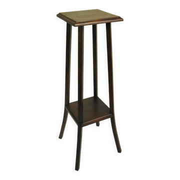 Wooden console table with curved legs 88 cm