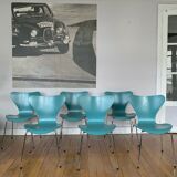 6 chairs by Arne Jacobsen for fritz hansen