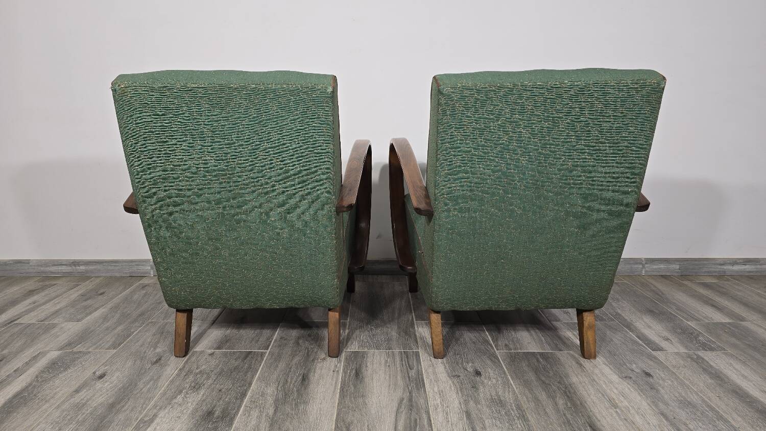 Set of Vintage Armchairs by Jindrich Halabala, 1940s