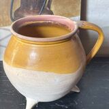 Cruche provençale en terre cuite vernissée, XXème siècle