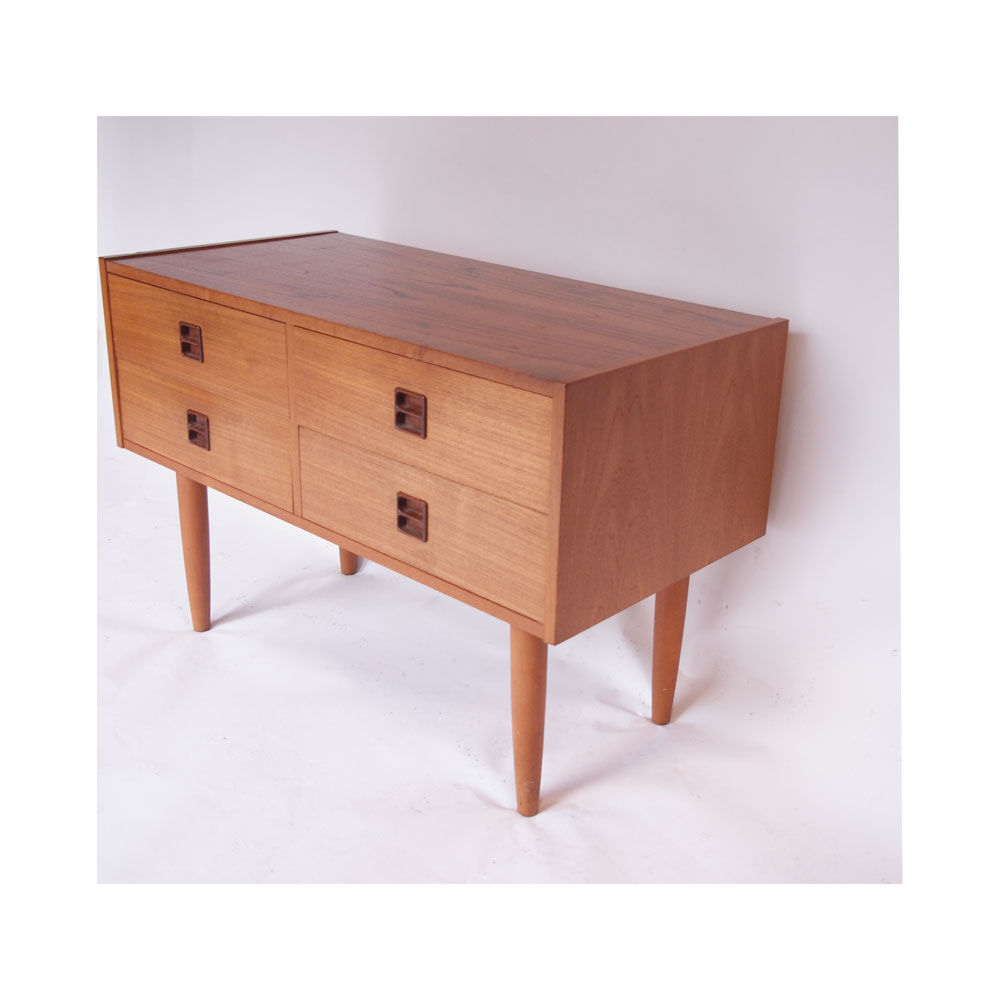 Scandinavian dresser with 4 scandinavian vintage drawers Sweden