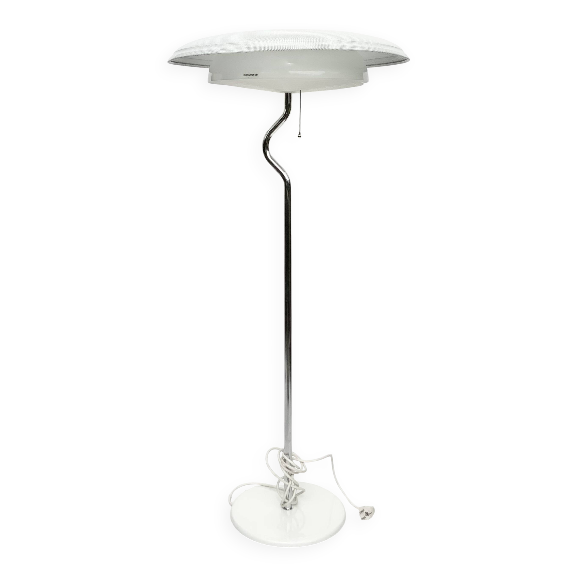 Vintage “Softling” Floor Lamp By H.P.Zachau For Atelje Lyktan, Sweden Desig