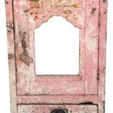 Old Burmese teak bedside