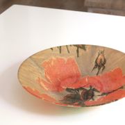 Coupe à fruits en fibre de verre années 60