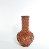 Early 20th Century Taisho/Showa Period Japanese Woven Bamboo Ikebana Vase