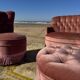 Pink Toad Living Room Set