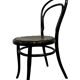 Thonet vintage black wooden chair