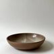 small salad bowl / deep dish in enamelled stoneware, France 1970