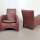Loge Lounge Chairs in Leather by Gerard van den Berg for Montis, 1990s, Set of 2