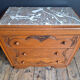 Art Deco commode, vintage antique piece with marble top.