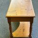 Vintage Console Desk in Solid Pine with Removable Upper Unit 1980