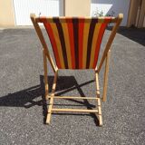 Vintage garden deck chair