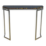 Smoked glass hexagonal console – 1970