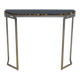 Smoked glass hexagonal console – 1970