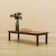 Table basse en placage danois, années 1960