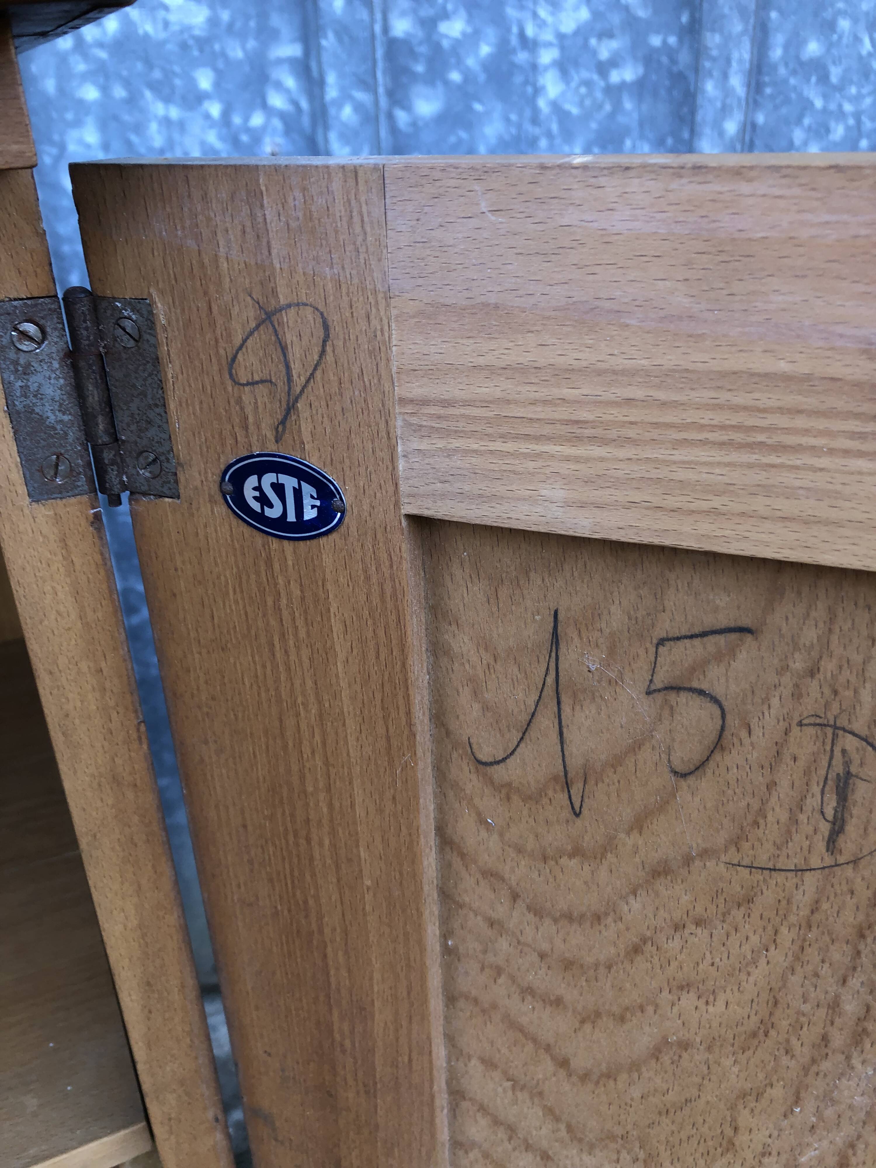 Buffet René Gabriel en hêtre et cp hêtre d’époque reconstruction