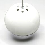 70s space age ufo lamp – vintage dual-color acrylic pendant light made in italy