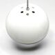 70s space age ufo lamp – vintage dual-color acrylic pendant light made in italy