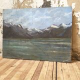 Mountain oil canvas