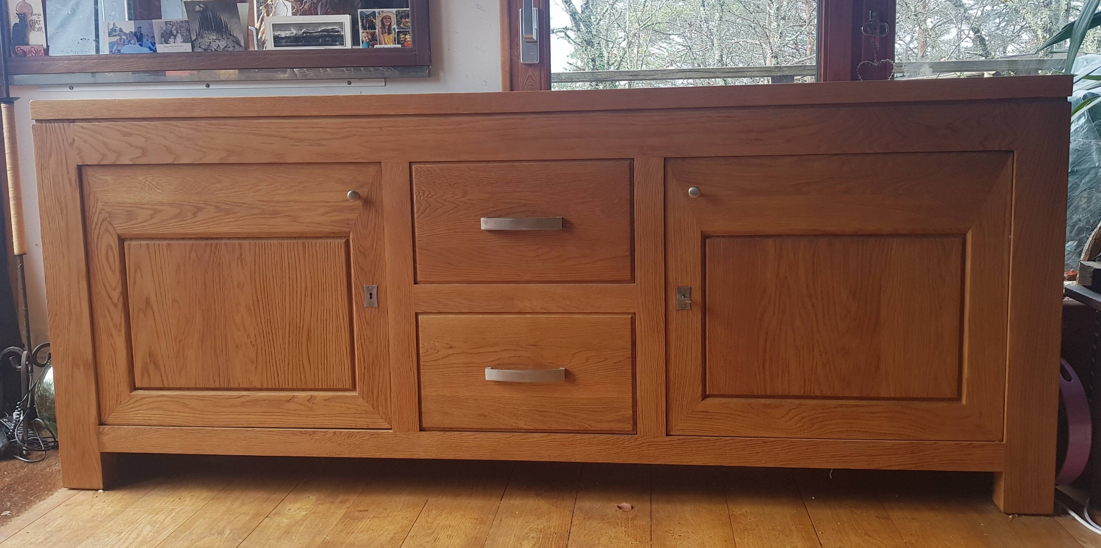 Buffet made of solid oak