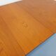 Vintage oval dining table Baumann from the 60s and 70s in teak with extension.