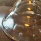 Trio of designer blown glass candle holders