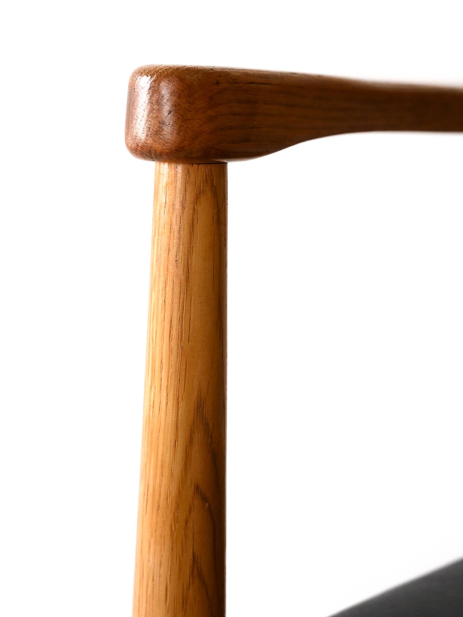 Scandinavian armchair covered in imitation leather