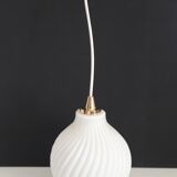 Vintage opaline pendant lamp
