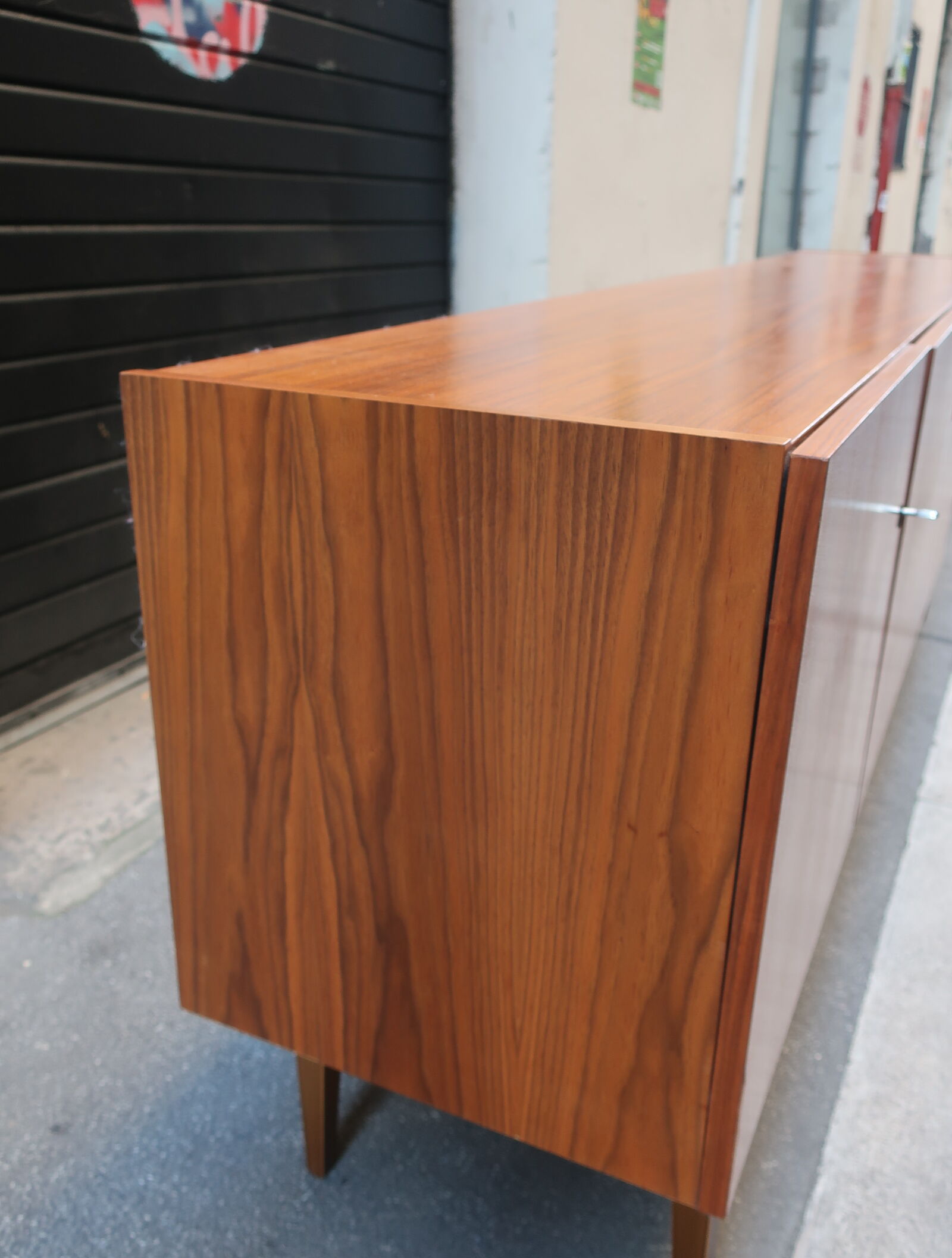 Swedish walnut sideboard  of Royal Board 1960s