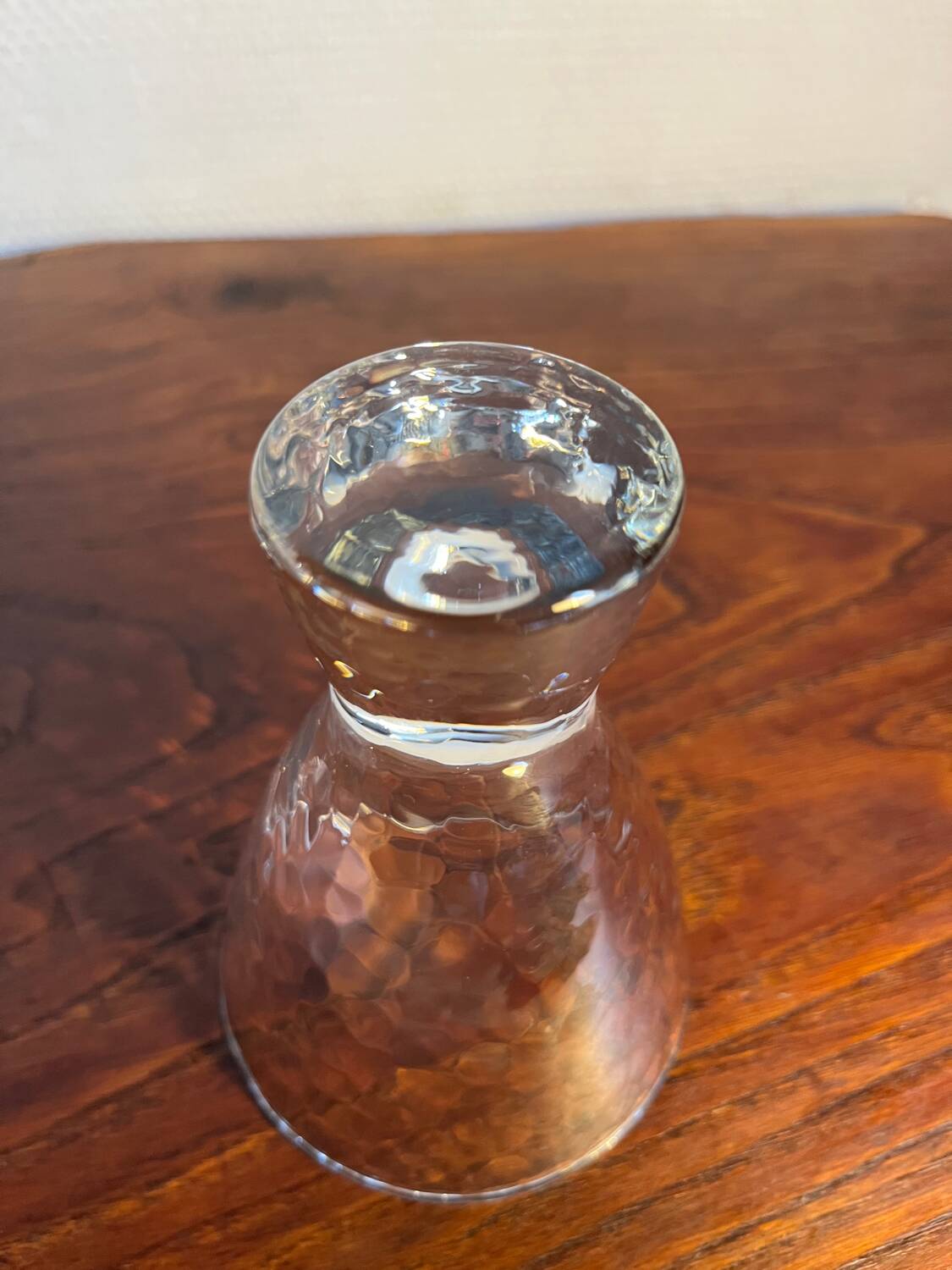 Orange juice glass from the 70s