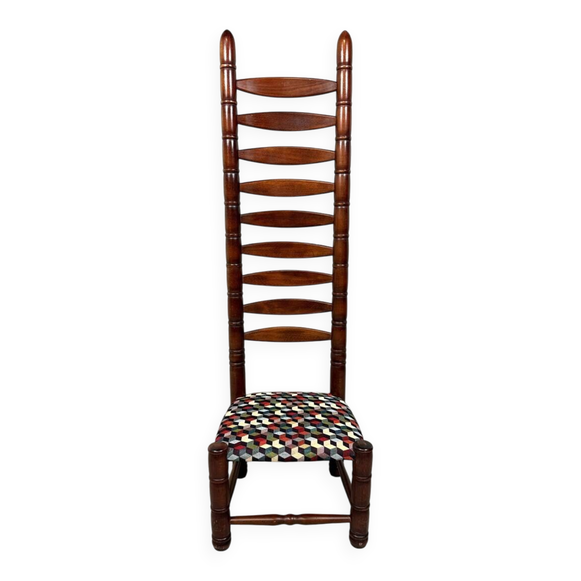High back ladder chair 1970’s