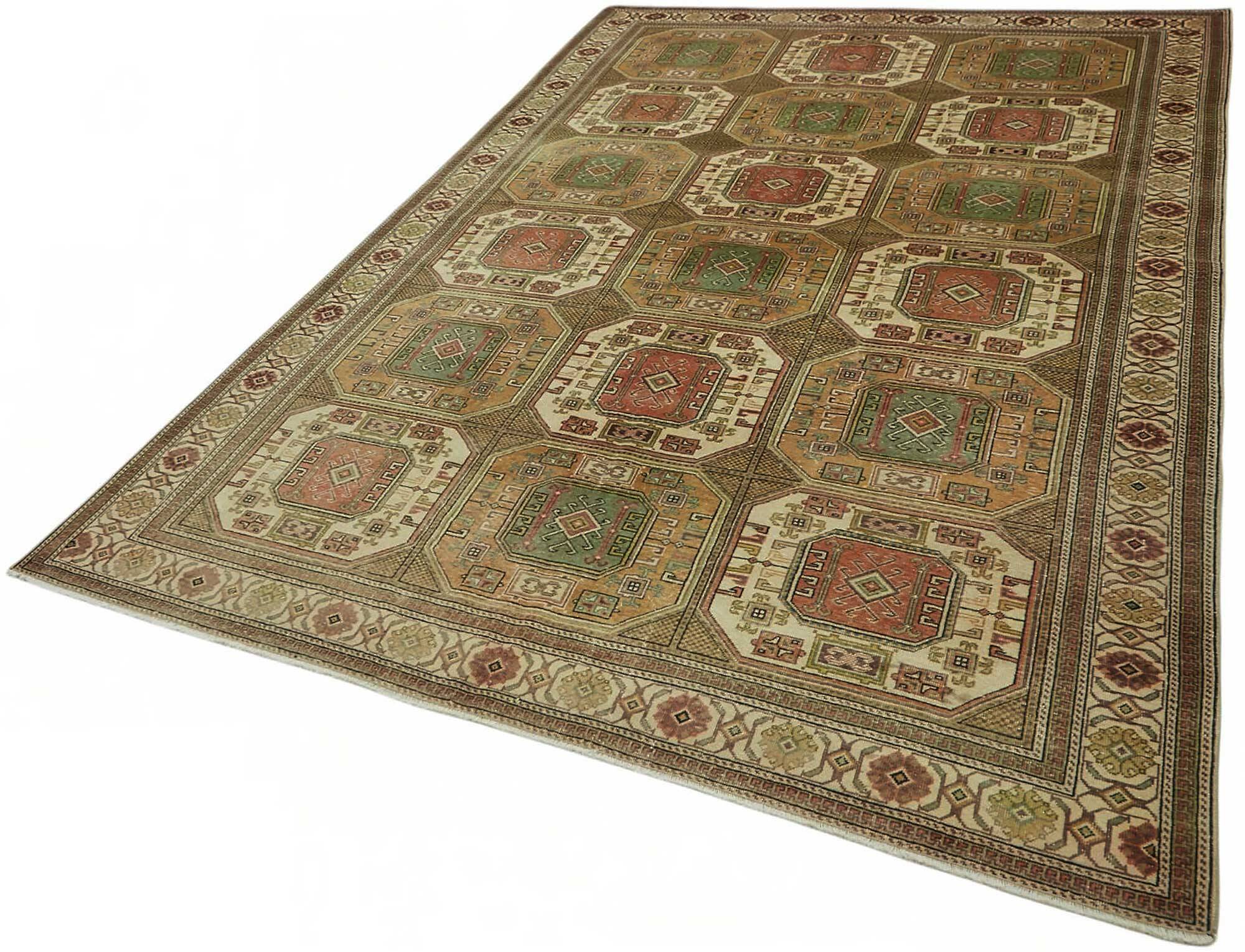 Turkish Wool Vintage Kayseri Rug 198 cm x 300 cm