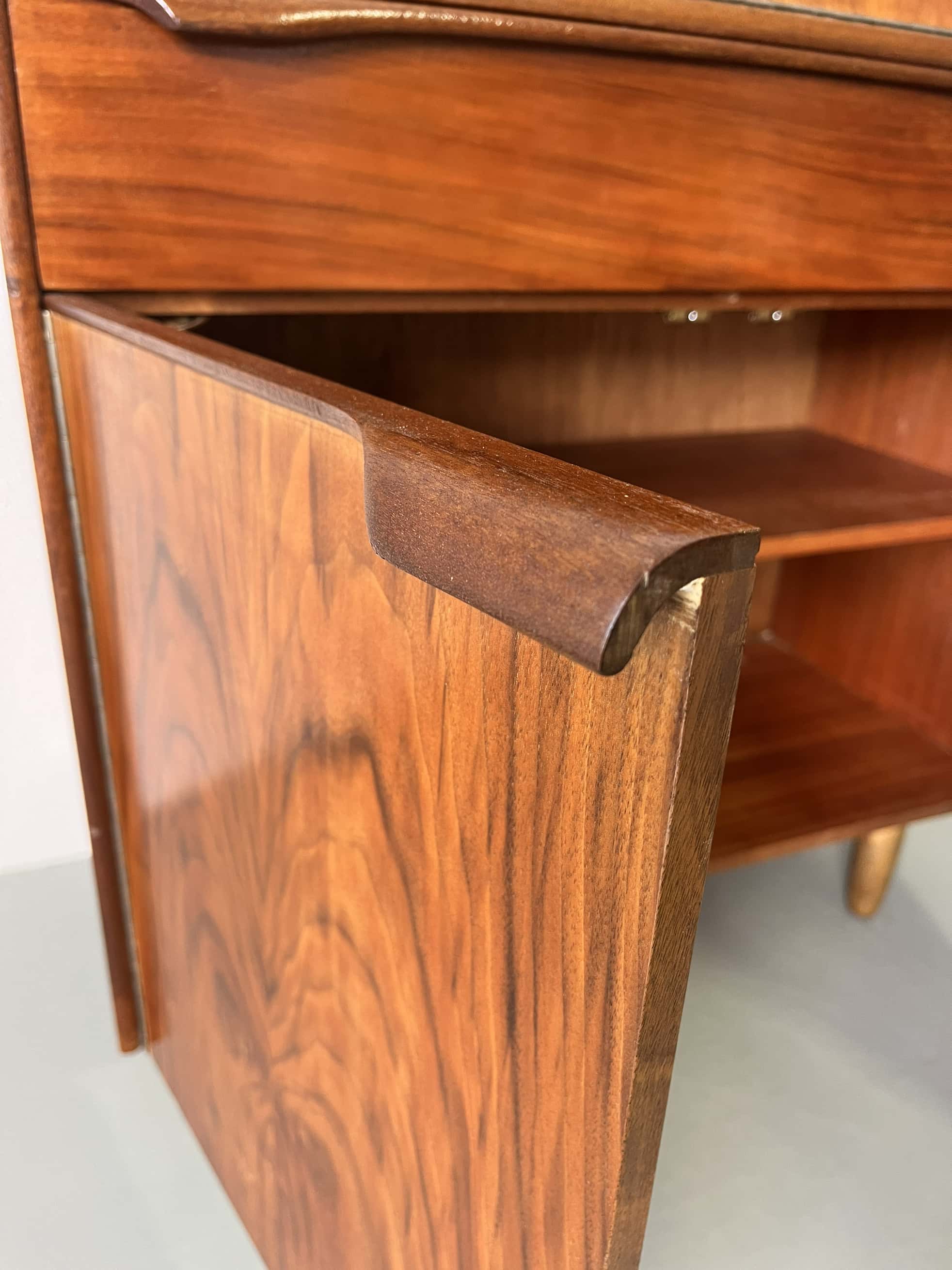 Vintage secretary desk English, Sutcliffe of Todmorden