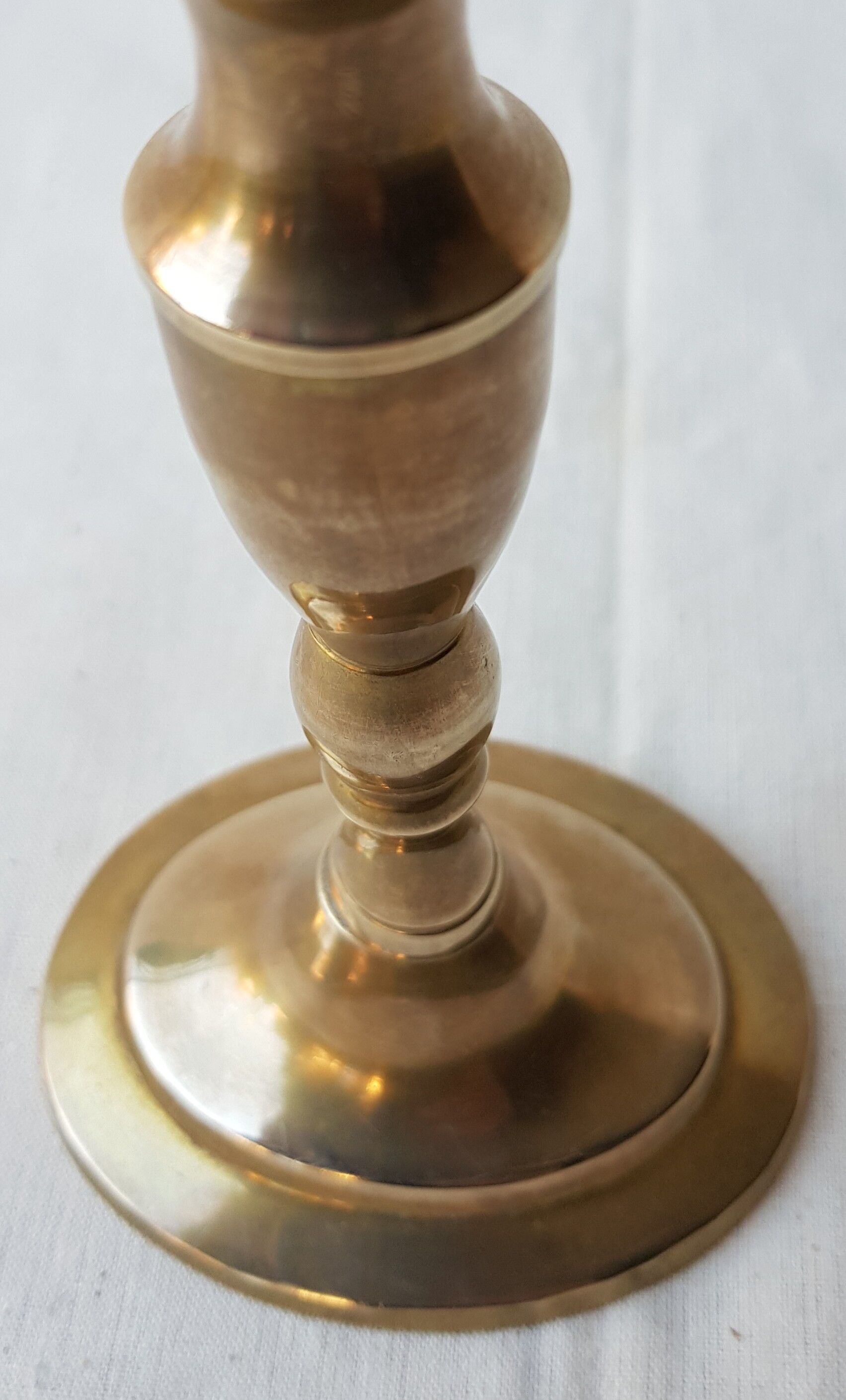 Brass candlestick