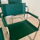 Set of 6 tubular chairs Bauhaus style design 80s/90s green