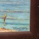 Oil on isorel, mediterranean, marine signed impressionist henri bargin