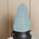 Set of 2 Murano glass shell lamps - light blue table lamp - vintage Space Age design Italy - 1980s