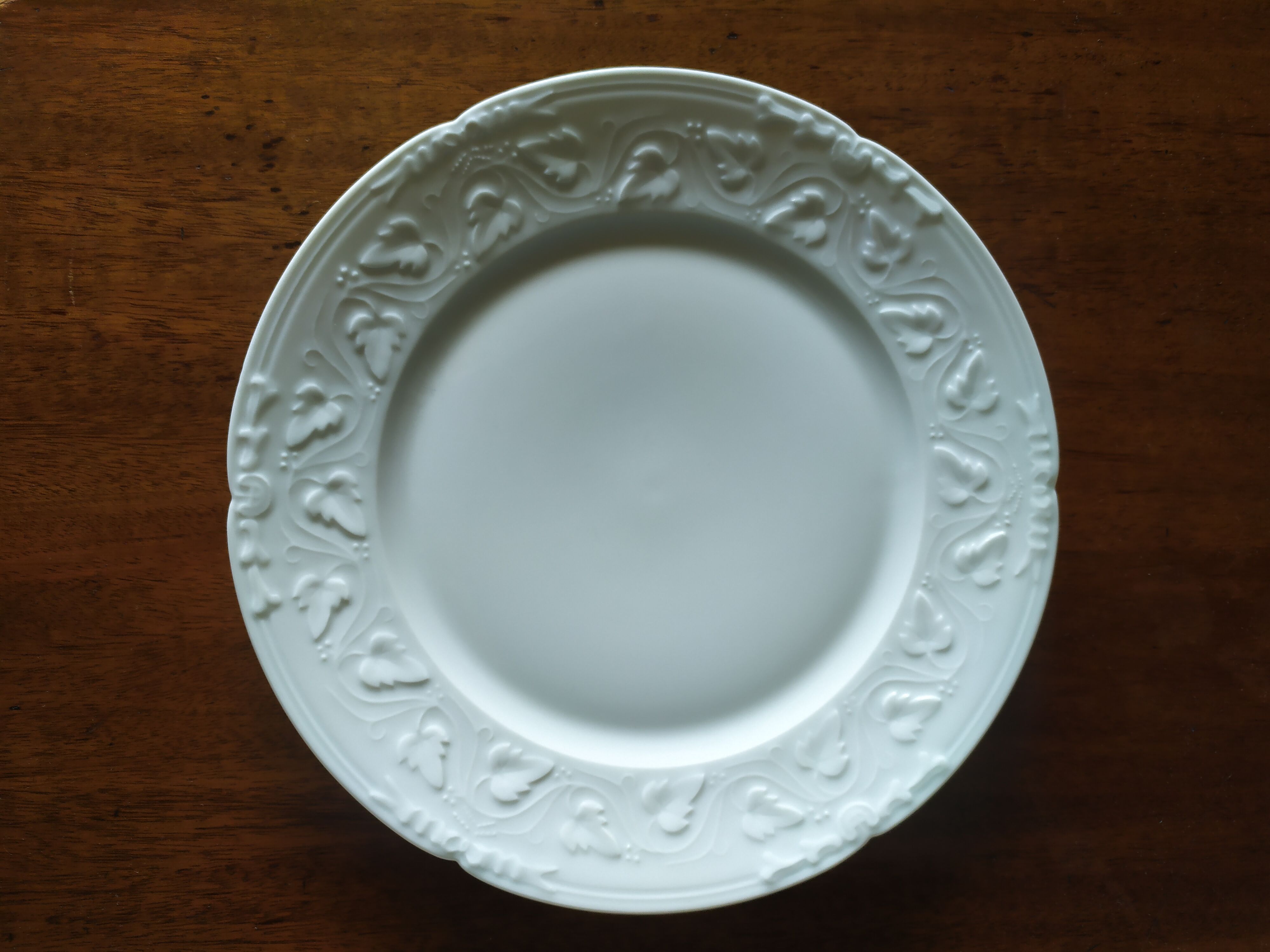 6 plates for dessert Haviland Charles field Imperatrice all wite