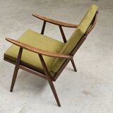 Boomerang armchair by Antonin Suman for Ton Bystrice Thonet 1960