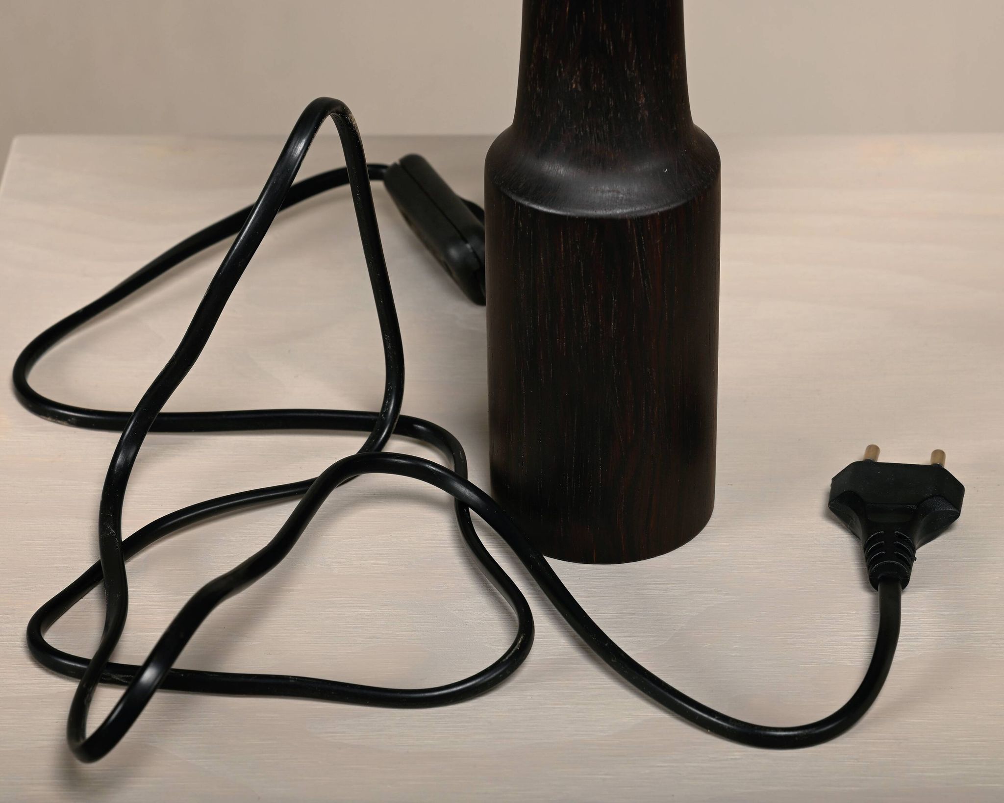 Lampe de table en palissandre scandinave, Danemark années 1960