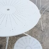 Wrought iron garden furniture