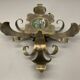 Florentine Gilded Brass Theatre Wall Light, Italy, 1960s